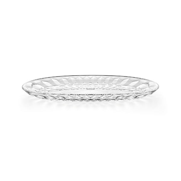 eddingtons GUZZINI VANITY LARGE ROUND TRAY CLEAR