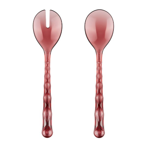eddingtons GUZZINI VANITY SALAD SERVERS MAUVE