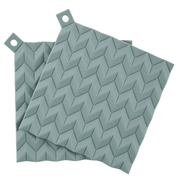 eddingtons HOLD ON POT HOLDERS 2 PCS DUSTY GREEN
