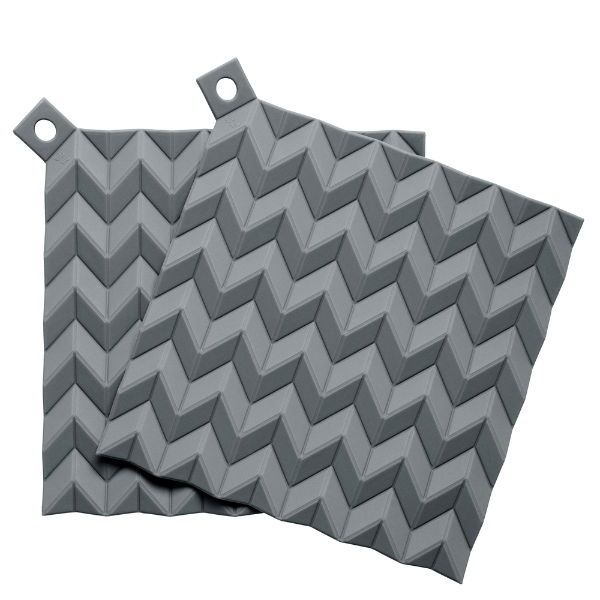 eddingtons HOLD ON POT HOLDERS 2 PCS GREY