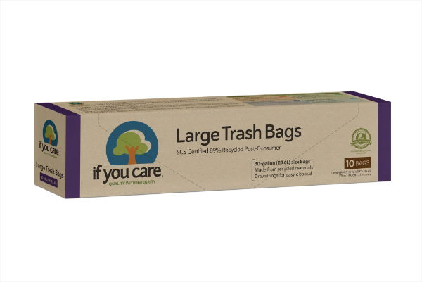eddingtons IF YOU CARE 30 GALLON LARGE TRASH BAGS