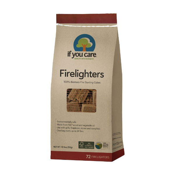 eddingtons IF YOU CARE CERTIFIED FIRELIGHTERS BAG