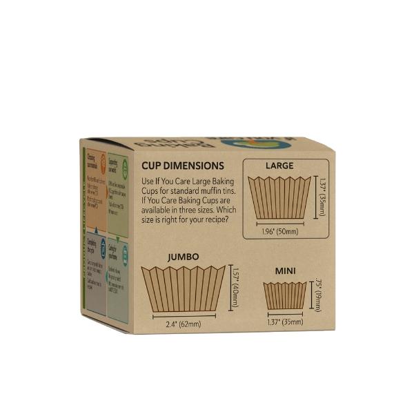 Eddingtons IF YOU CARE LARGE BAKING CUPS