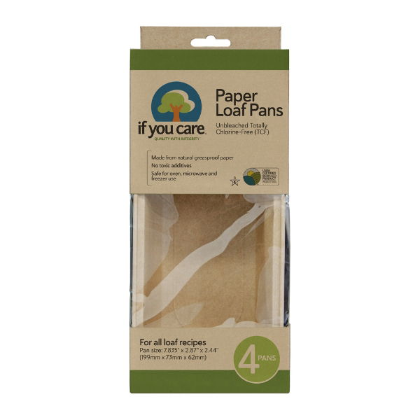 eddingtons IF YOU CARE PAPER LOAF PANS - UNBLEACHED