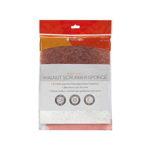 Eddingtons IN A NUTSHELL WALNUT SCRUBBER SPONGE