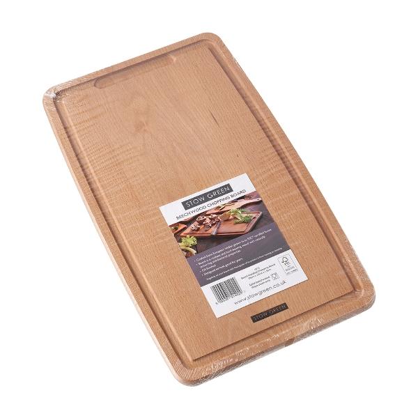 Eddingtons LARGE BEVELLED BEECHWOOD CHOPPING BOARD