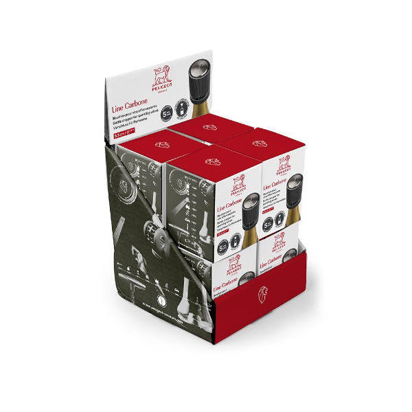 eddingtons LINE BOTTLE STOPPER CDU 8 PIECES CARBON