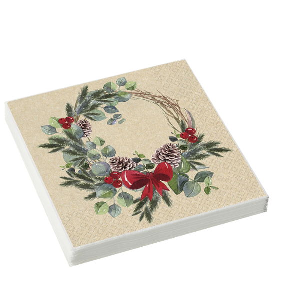 eddingtons NATURAL WREATH NAPKINS