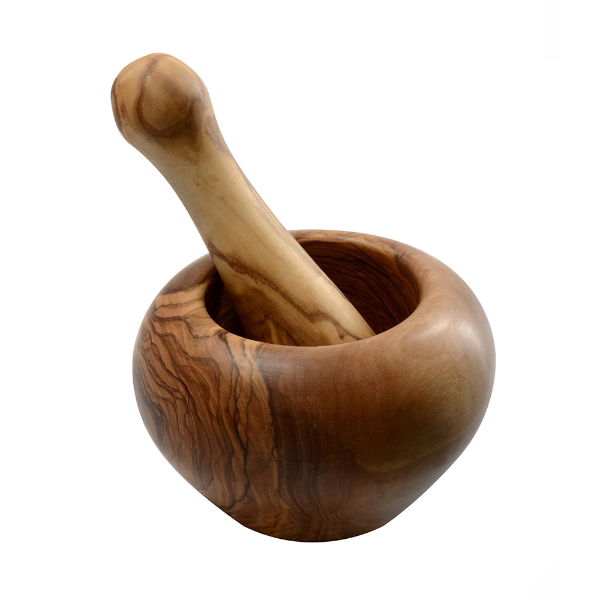 eddingtons OLIVEWOOD PESTLE & MORTAR 12CM