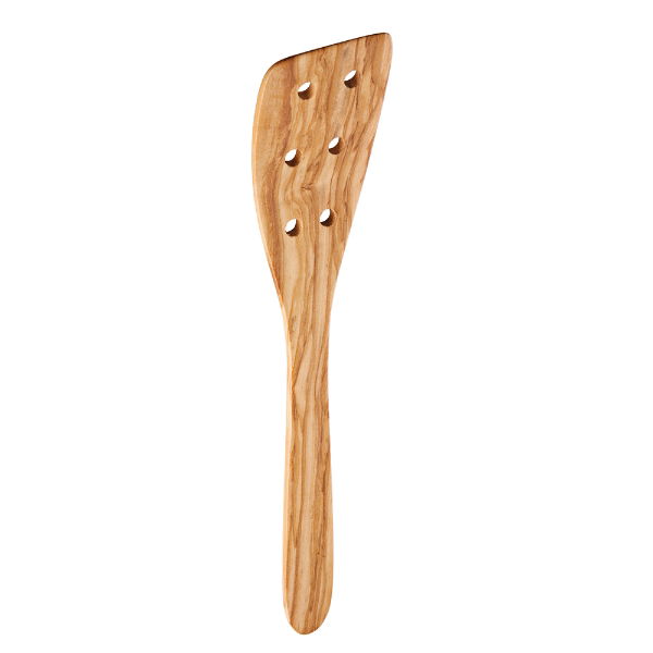 eddingtons OLIVEWOOD SPATULA W/HOLES 30CM