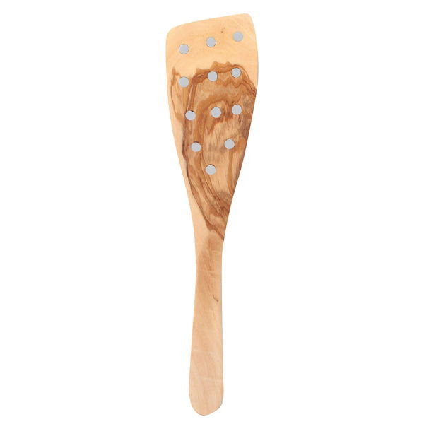 eddingtons OLIVEWOOD SPATULA W/HOLES 32CM
