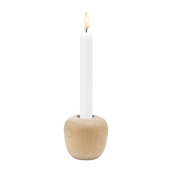 Eddingtons ORA CANDLEHOLDER LARGE BEECH WOOD