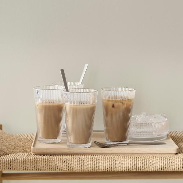 Eddingtons PILASTRO GLASS TUMBLERS 350ML 4PC SET