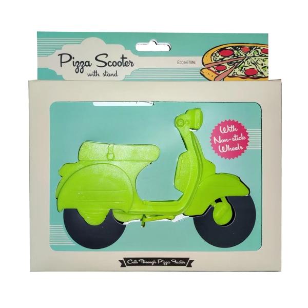 Eddingtons PIZZA SCOOTER CUTTER GREEN