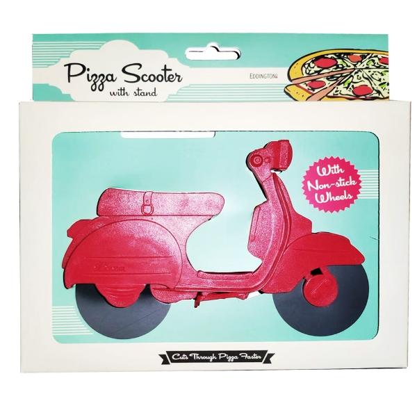 Eddingtons PIZZA SCOOTER CUTTER RED