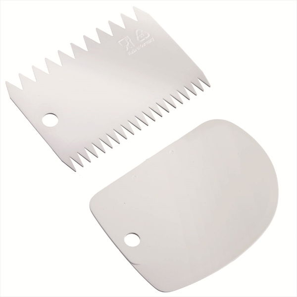 eddingtons PLASTIC DOUGH SCRAPER & COMB