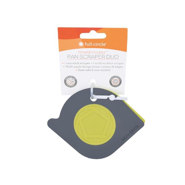 Eddingtons POWER COUPLE PAN SCRAPER DUO GREY/GREEN