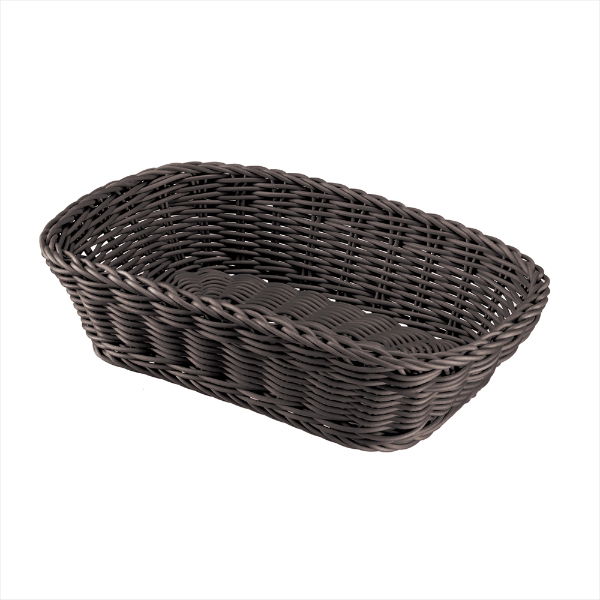 eddingtons RECT BASKET 26.5x19x7cm BLACK