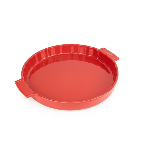 eddingtons RED CERAMIC TART DISH 30CM
