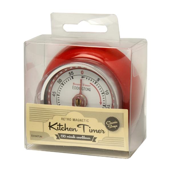 Eddingtons RETRO MAGNETIC TIMER RED