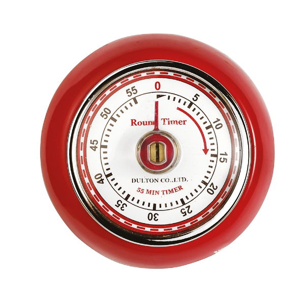 eddingtons RETRO MAGNETIC TIMER RED