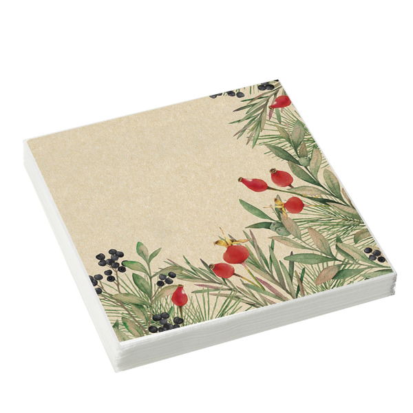 eddingtons ROSEHIP & EVERGREEN NAPKINS