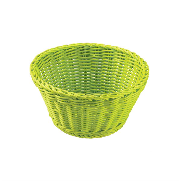 eddingtons ROUND BASKET 18x10cm LIME