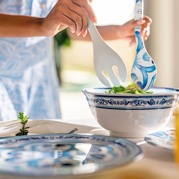 Eddingtons #SALAD BOWL BLUES 30x30x 9CM