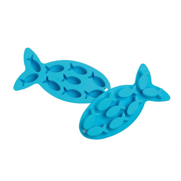 eddingtons SILICONE FISH ICE CUBE TRAY SET OF 2