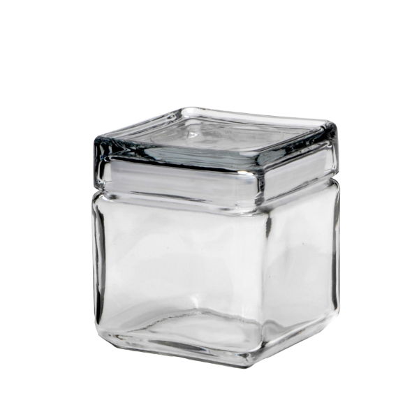 eddingtons STACKABLE GLASS BOX JAR 1.1L