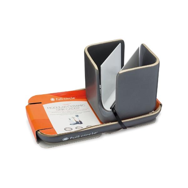 Eddingtons STASH CERAMIC MODULAR SINK CADDY GREY