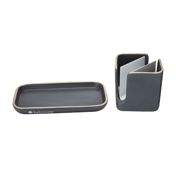 eddingtons STASH CERAMIC MODULAR SINK CADDY GREY