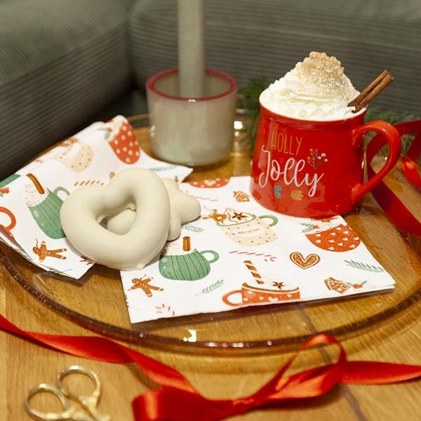 Eddingtons SWEET CUPS PAPER NAPKINS 33 X 33CM
