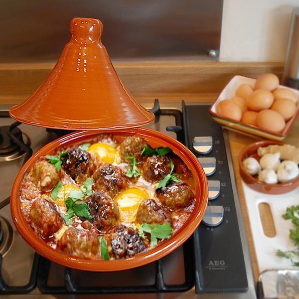 Eddingtons TERRACOTTA ROUND CASSEROLE NO LID 15CM