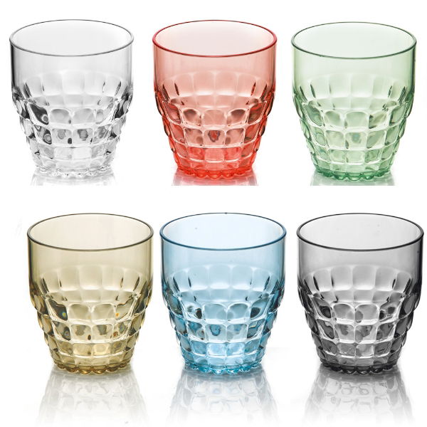 eddingtons TIFFANY ASSORTED SET 6 LOW TUMBLERS