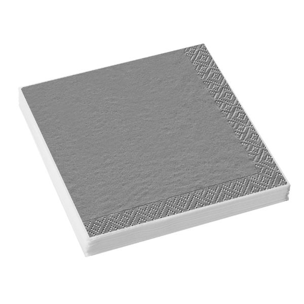 eddingtons UNI SILVER NAPKINS