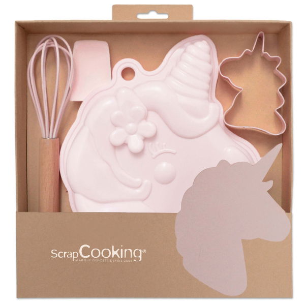 eddingtons UNICORN 4PC UTENSILS BAKING GIFT BOX