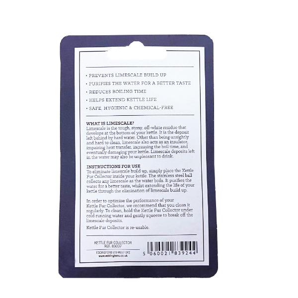 Eddingtons VALET KETTLE MATE ANTI LIMESCALE BALL