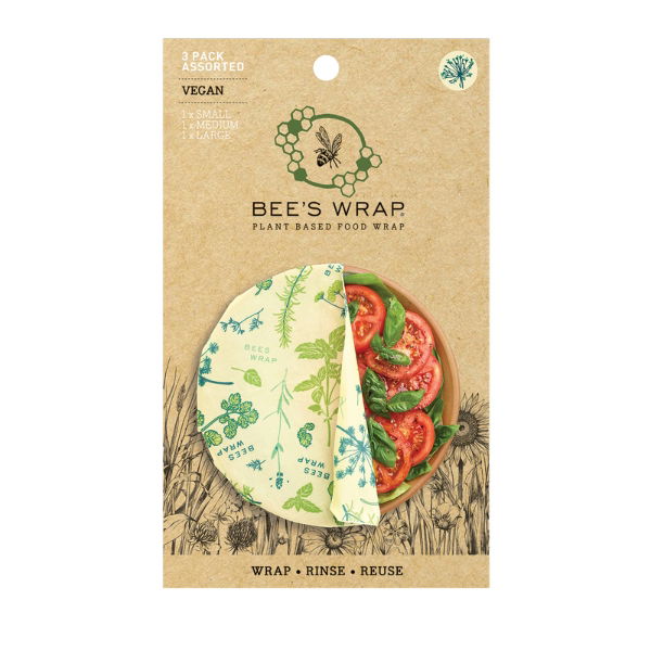 eddingtons VEGANWRAP HERB GARDEN ASSORTED 3 PACK