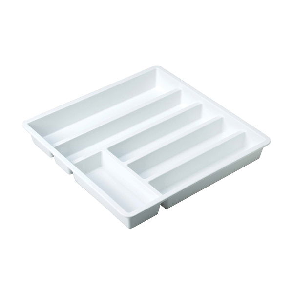 eddingtons WHITE MELAMINE CUTLERY DRAWER 38 X 38CM