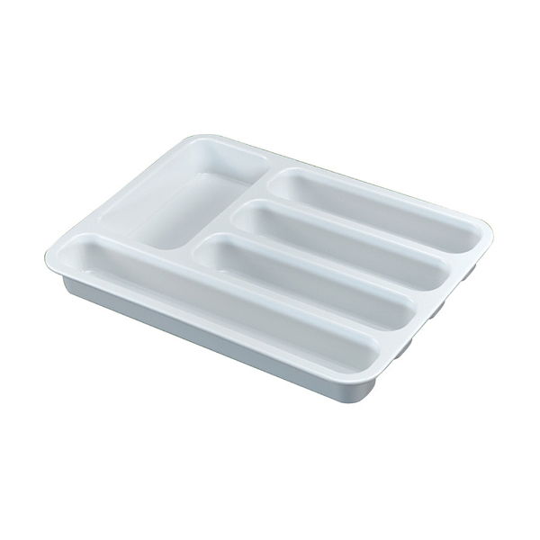 eddingtons WHITE MELAMINE CUTLERY TRAY 38 X 29CM