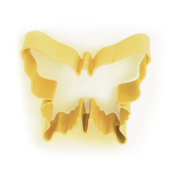 eddingtons YELLOW BUTTERFLY COOKIE CUTTER 8.5CM