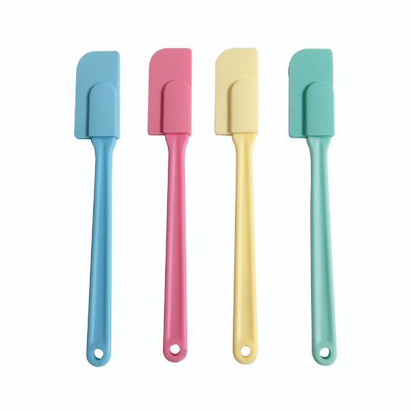 eddingtons EK SILICONE SPATULA MIXED COLOUR DISPLAY (12)