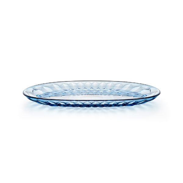 eddingtons GUZZINI VANITY LARGE ROUND TRAY SKY BLUE