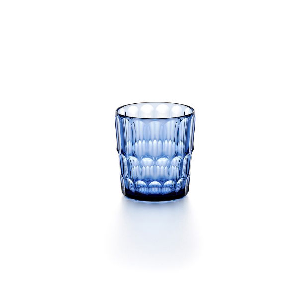 eddingtons GUZZINI VANITY LOW TUMBLER PATTERN 2 DENIM BLUE