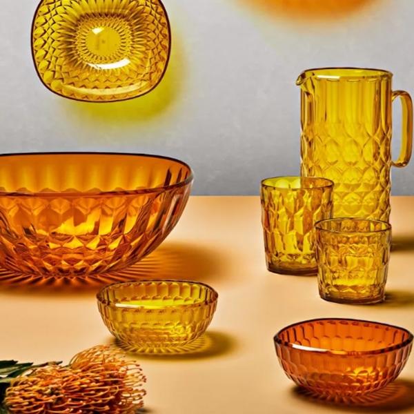 Eddingtons GUZZINI VANITY LOW TUMBLER SAFFRON YELLOW