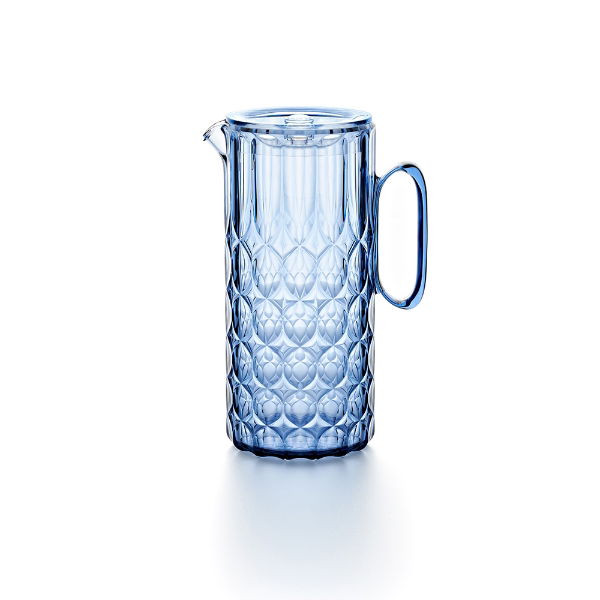 eddingtons GUZZINI VANITY PITCHER WITH LID DENIM BLUE 1L