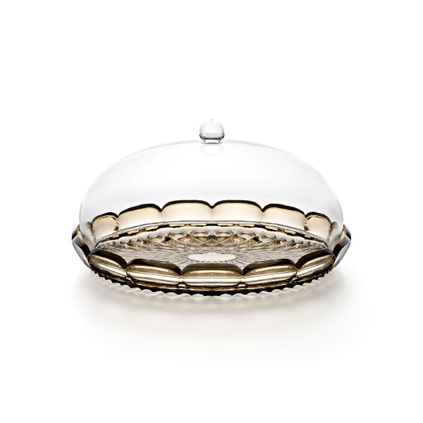 eddingtons GUZZINI VANITY SMALL CAKE SERVING SET SMOKE