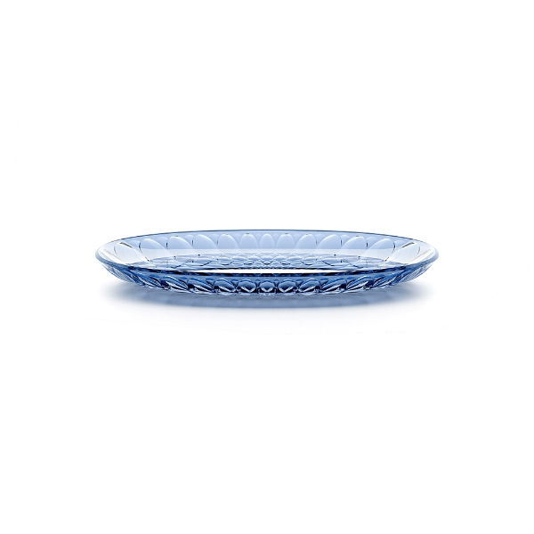 eddingtons GUZZINI VANITY SMALL OVAL SERVING TRAY DENIM BLUE