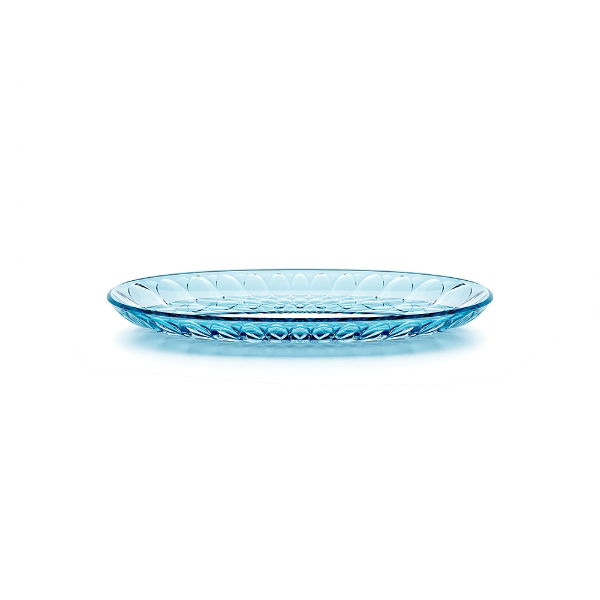 eddingtons GUZZINI VANITY SMALL OVAL SERVING TRAY SEA BLUE